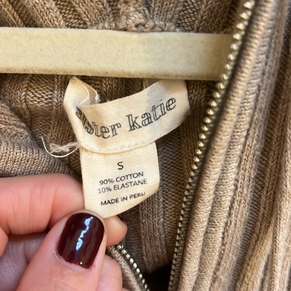 Sister Katie Rue Hoodie, Beige, SM - Picture 3 of 3